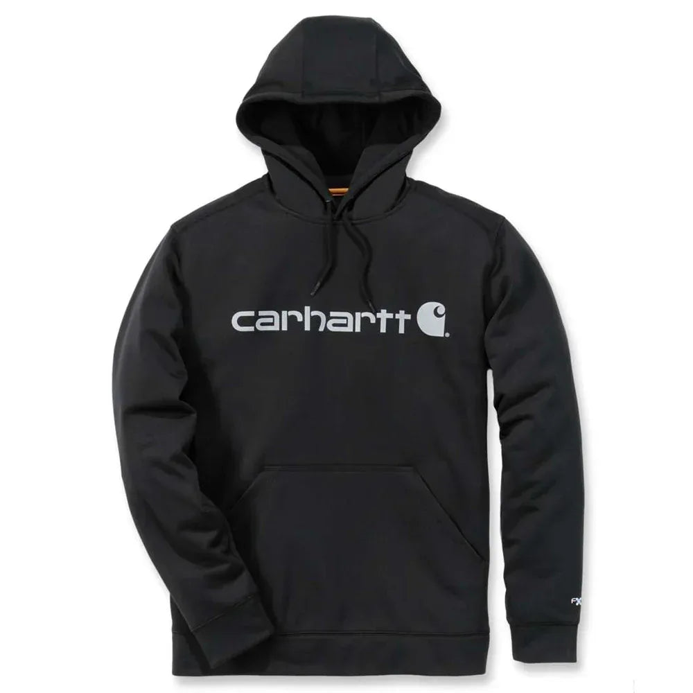 Carhartt Force Extremes Signature Graphic Hooded Sweatshirt - Black Coal - RSEA Safety Outlet